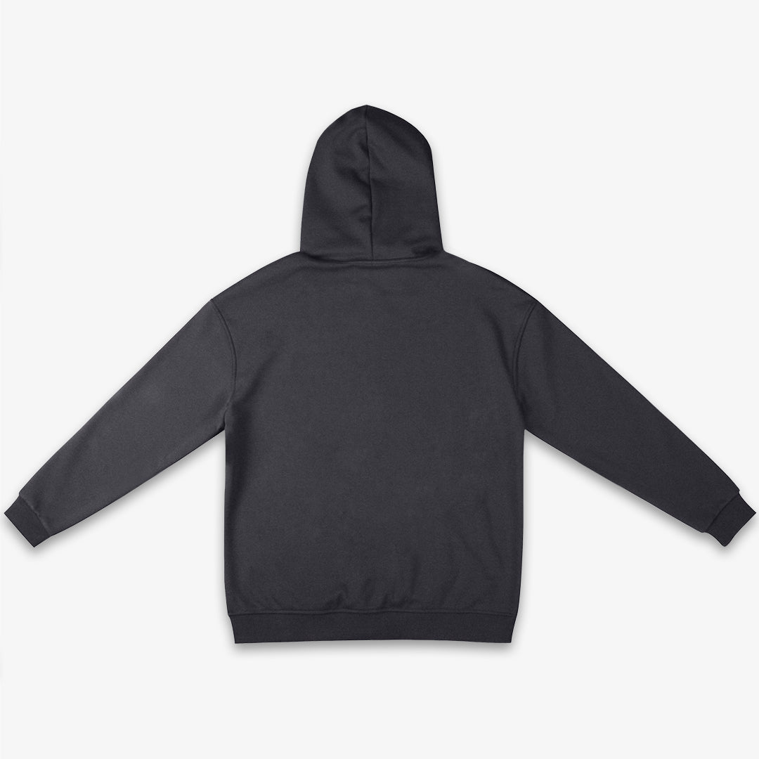 Thermal Velour Dual-Zip Hoodie - Slate