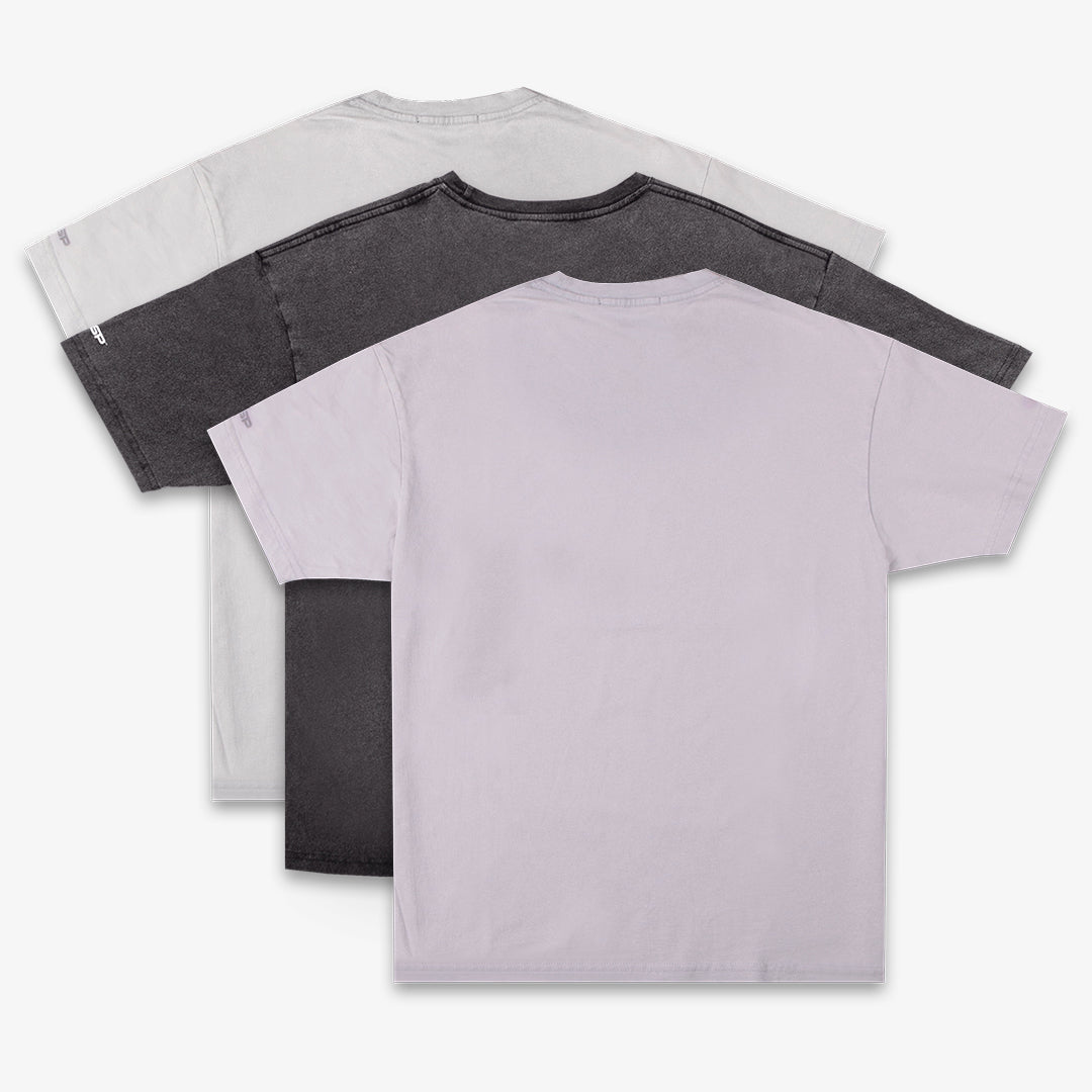 3 Pack - Mineral Wash Tees