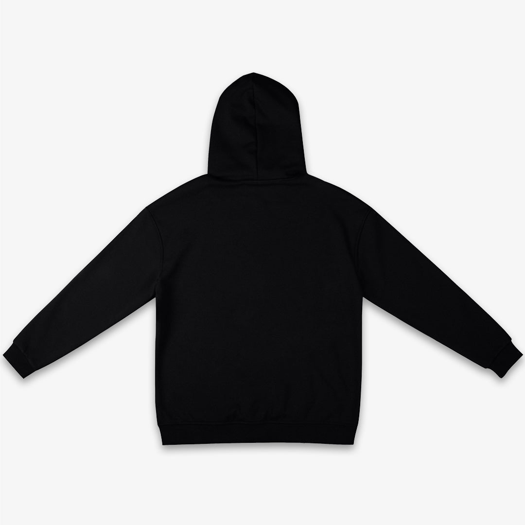 Thermal Velour Dual-Zip Hoodie - Jet Black