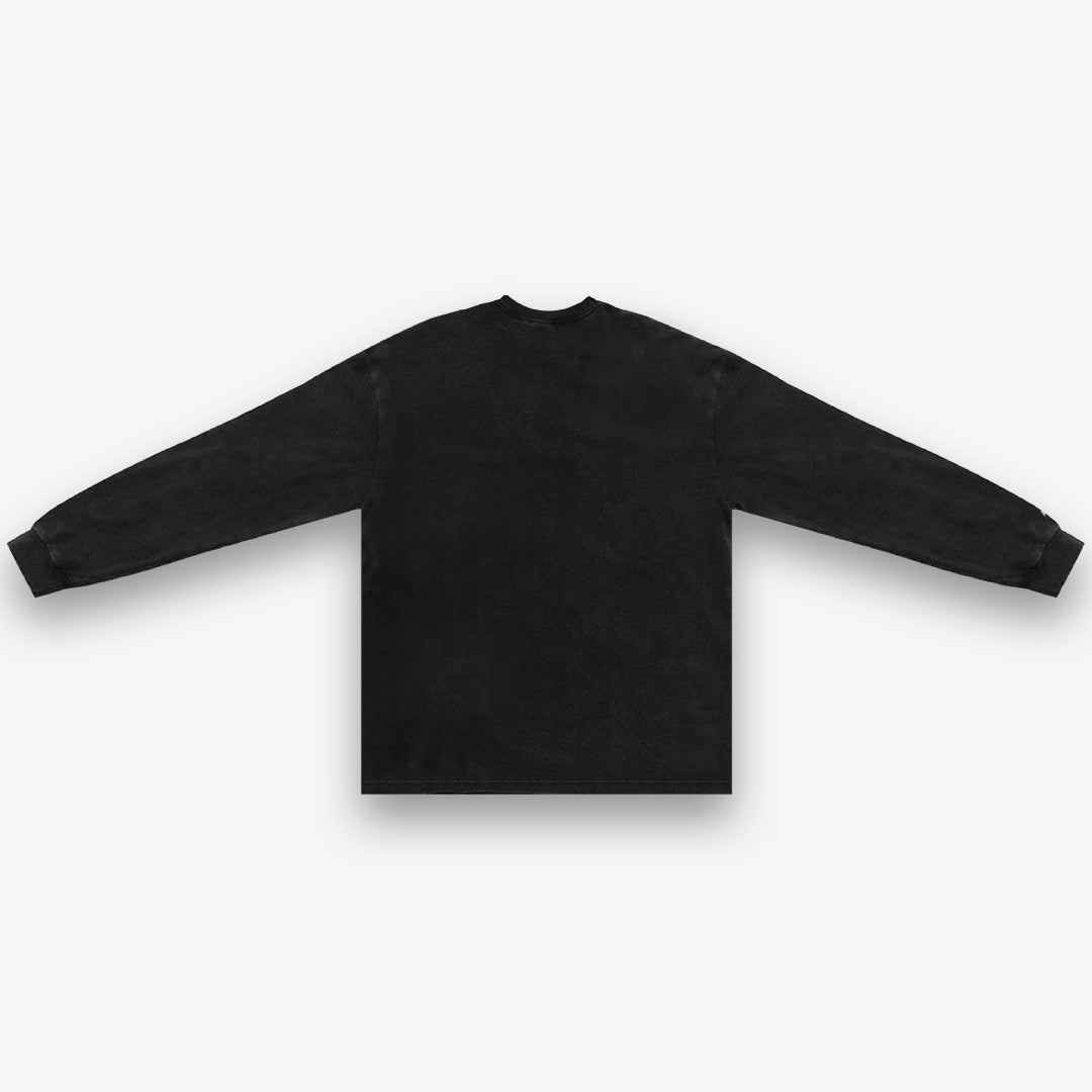 Vintage Wash LS Tee - Black Onyx