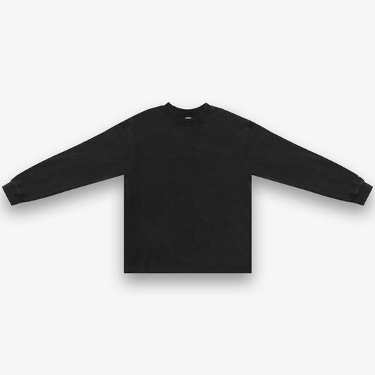 Vintage Wash LS Tee - Black Onyx