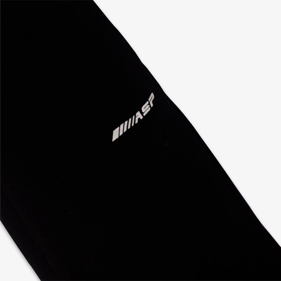 French Terry Technical Trousers - Jet Black