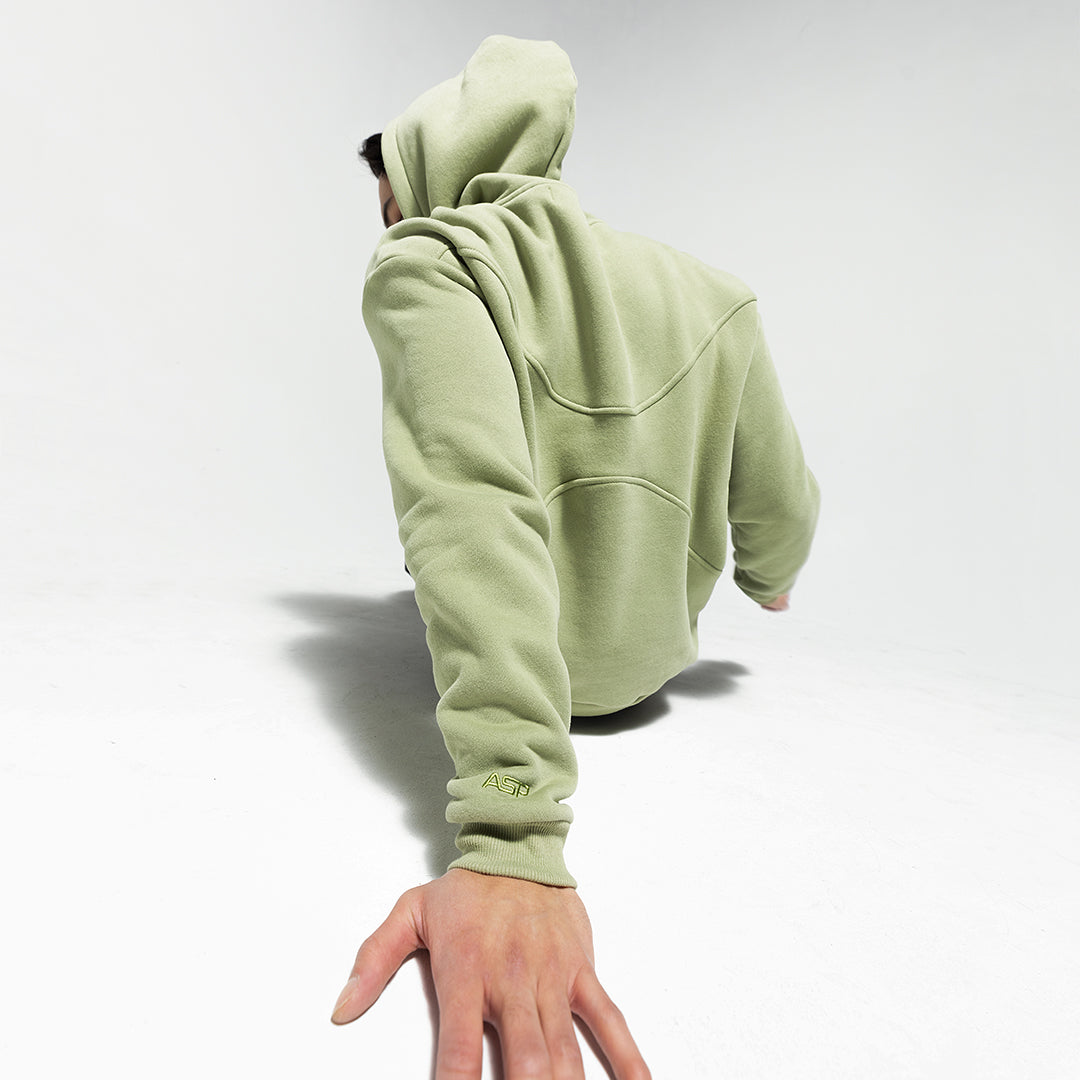 Multiseam Hoodie - Pistachio Green