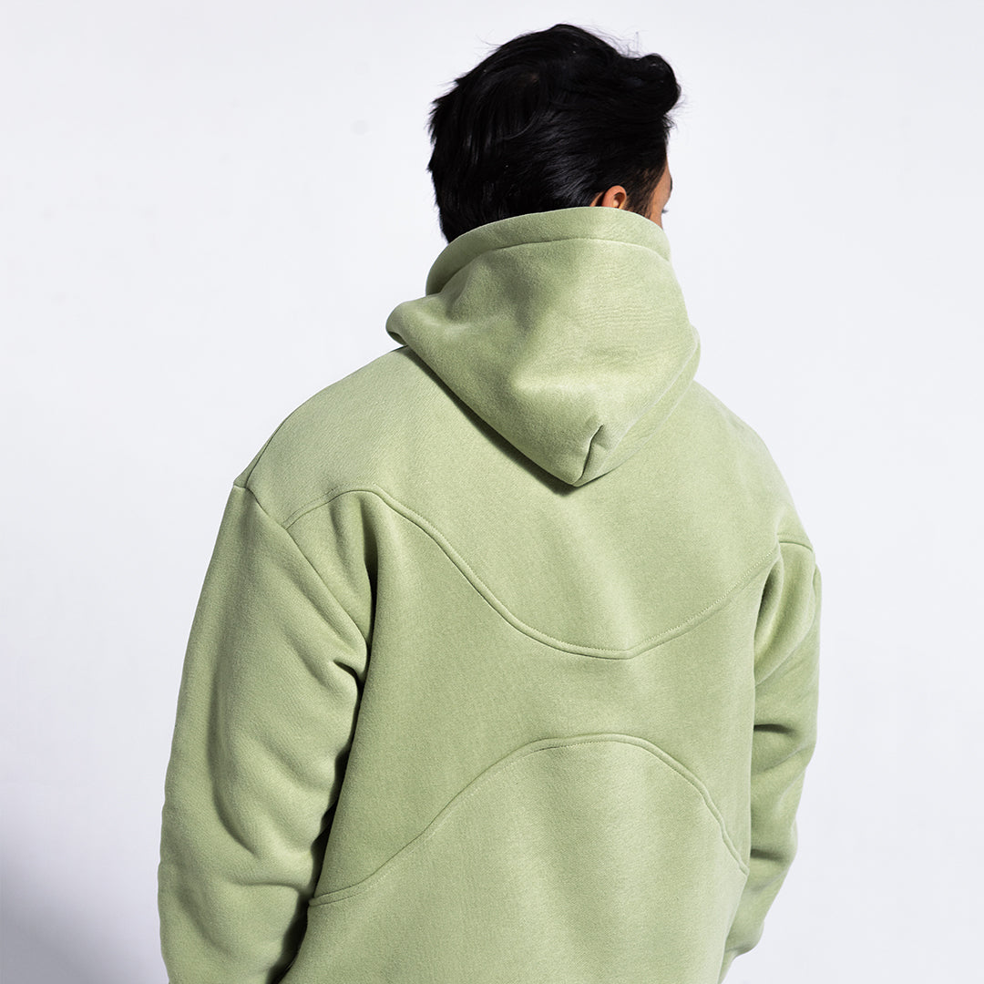 Multiseam Hoodie - Pistachio Green