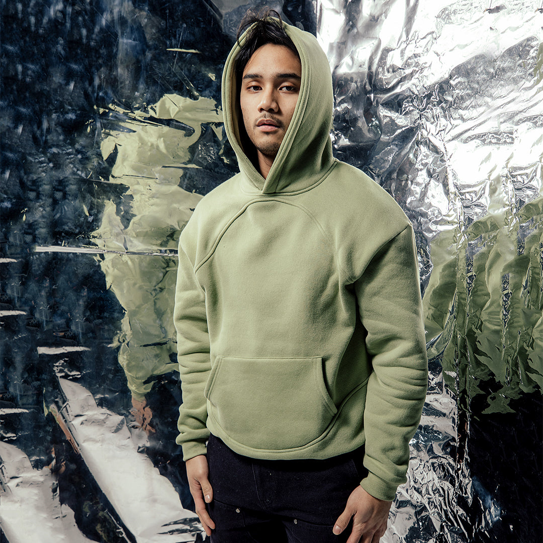 Multiseam Hoodie - Pistachio Green