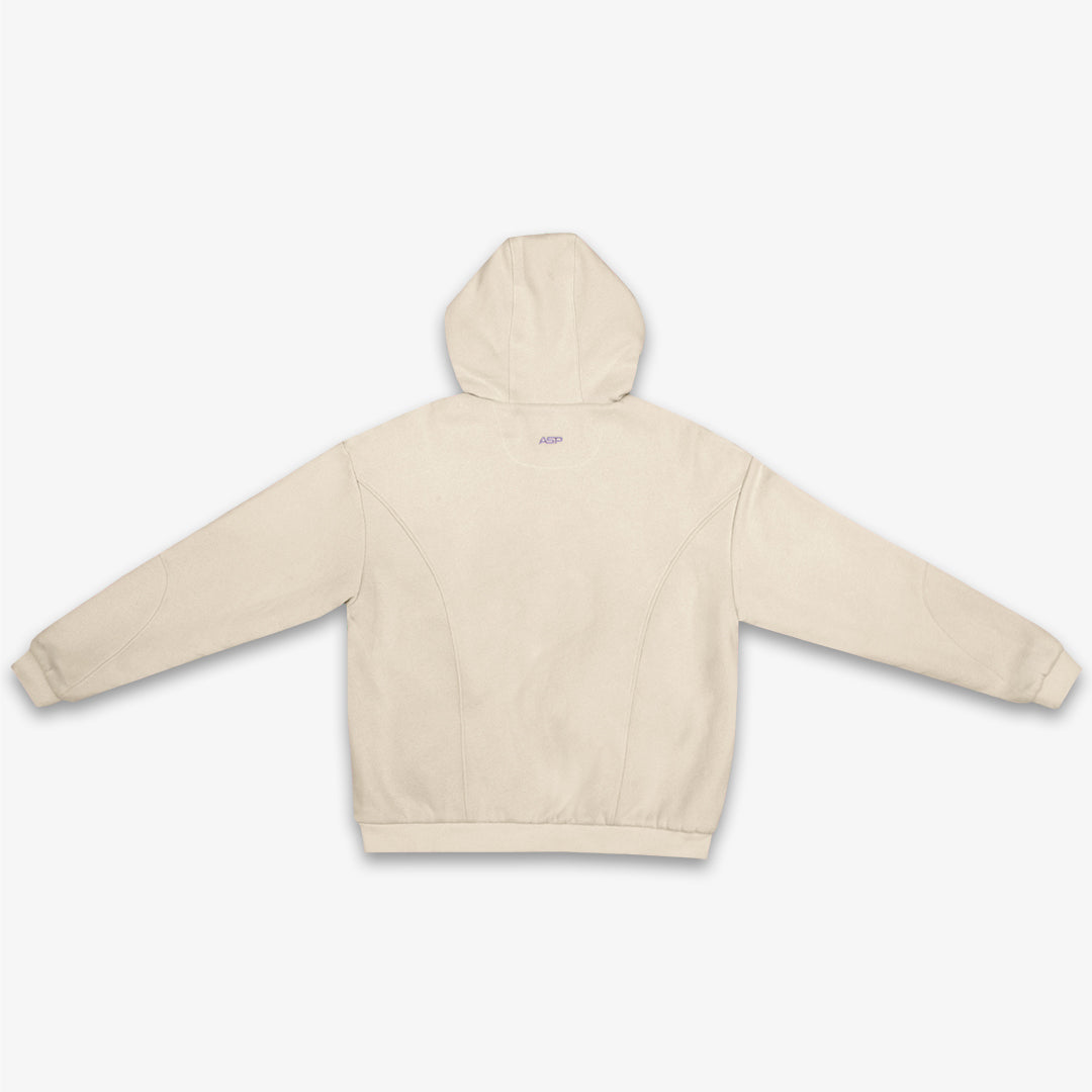 Reversible Multiseam Hoodie - Lavender/Cream